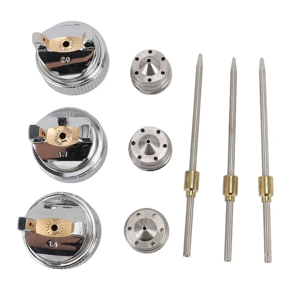 

1.4/1.7/2.0mm Nozzle Kit For HVLP Spray Gun H-827 Spray Gun, Pneumatic Tool Accessories