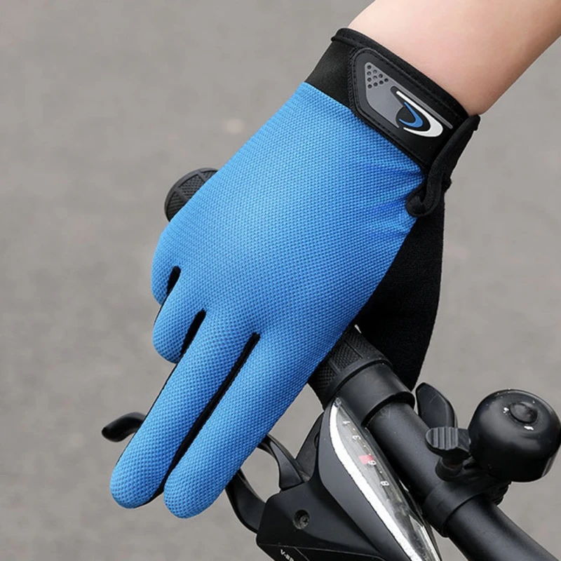 Cycling Gloves Summer Mesh Bicycle Touchscreen Full Finger Gloves Waterproof Outdoor Bike Skiing Motorcycle Riding