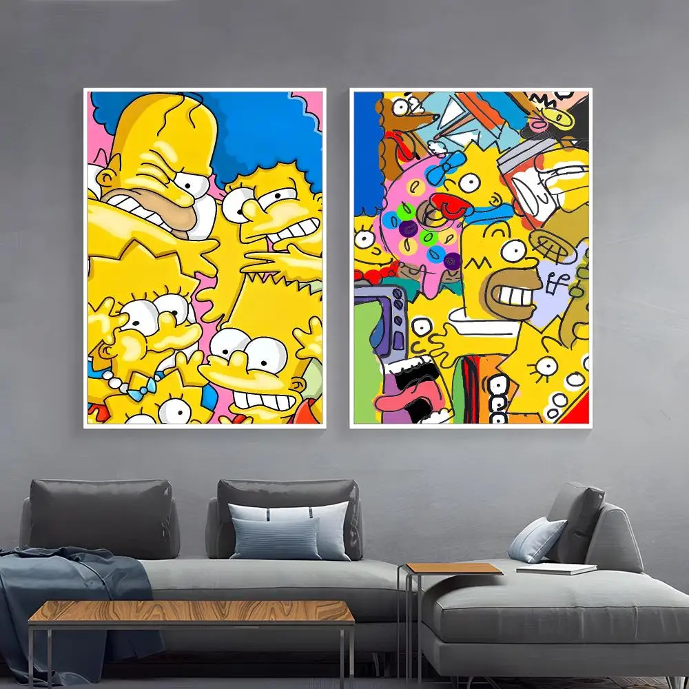 T-The S-Simpsons Poster Paper Print Home Living Room Bedroom Entrance Bar Cafe Art Painting Decoration