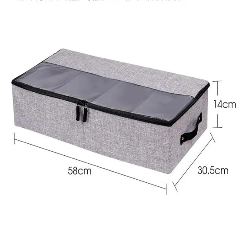 Organizador Foldable Storage Sock Bra Hot Bag Organizer Cotton Box Under For Shoes Closet Useful Bed Wardrobe Underwear