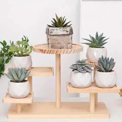 8 best sales लकड़ी का प्रदर्शन स्टैंड - №6