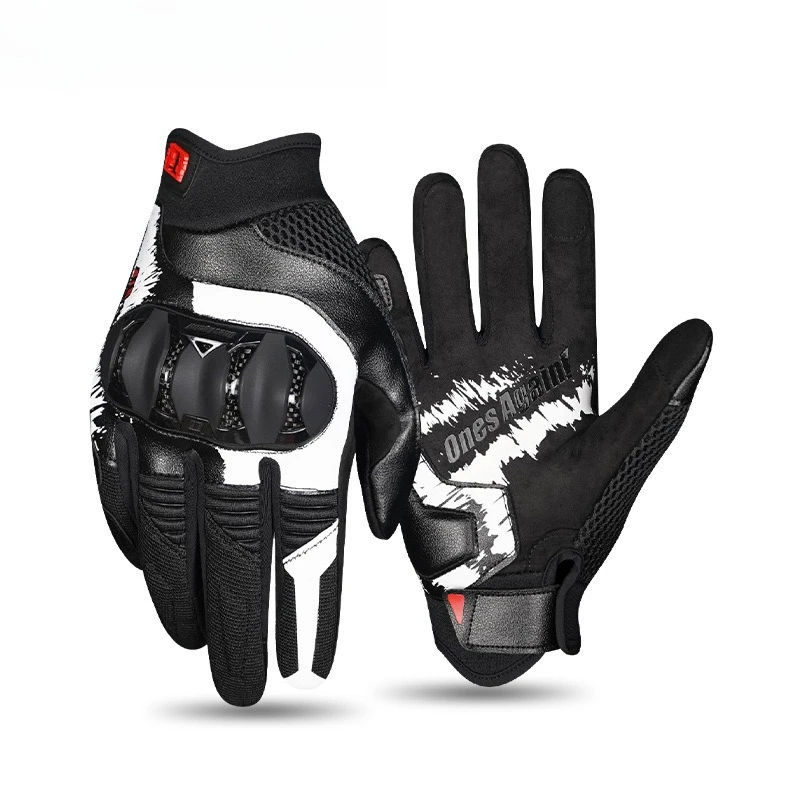 

Motorcycle Riding Gloves Men TPU Carbon Fiber Anti Fall Motorbike Racing Summer Anti Slip Wear Resistant Windproof Protective