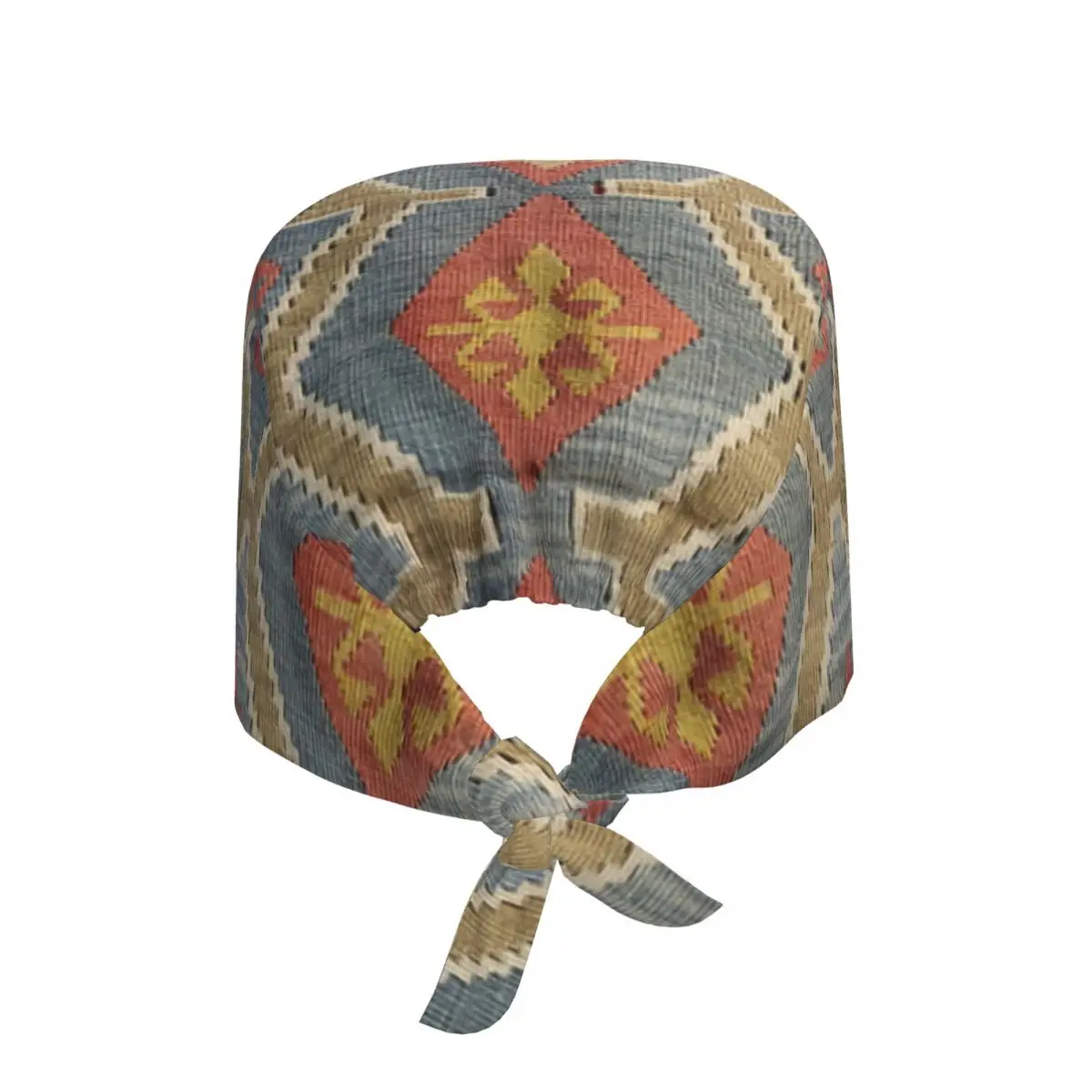Custom Navaho Weave Turkish Ethnic Kilim Scrubs Cap Surgical Hats Men Women Operating Room Cap Nursing Cap Lab Works Hat