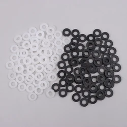 100pcs  Nylon Washer For Drum Screw Drum Lug White Black Color Nylon Flat Wahser Thickness Heavy Product