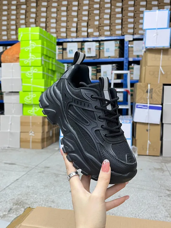 

Women's Faion round Toe Color Casual Sports oes Thi Bot Commuter Dad oes Cross Bule Outdoor Sle PU