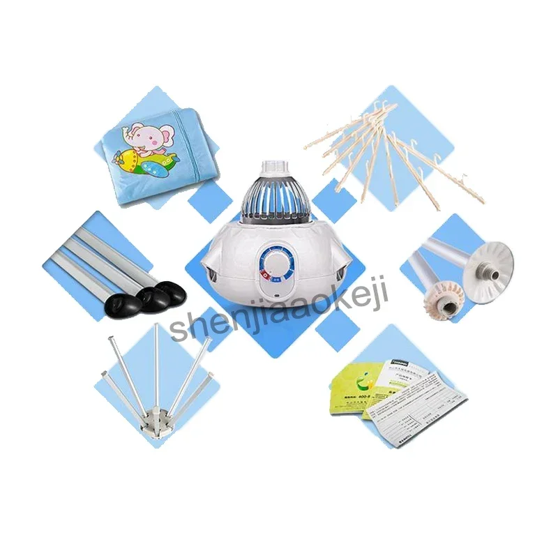 المنزلية 220 فولت ABS المواد BL-1Y23 ستيريو تجفيف مجففات مزدوجة مجفف الملابس الكهربائية آلة التجفيف المنزلية 220 فولت (50 هرتز) 1000 واط