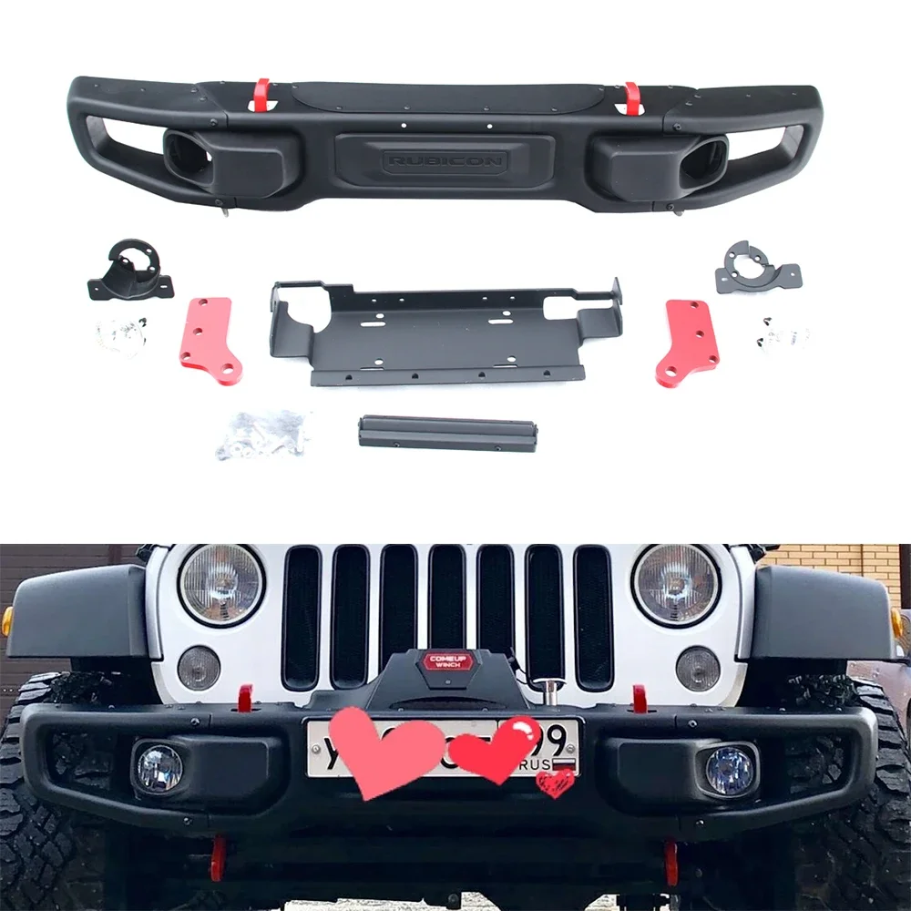 

Стальной передний бампер на 10 юбилей для Jeep For wrangler JK 2007-2017 J087 custom