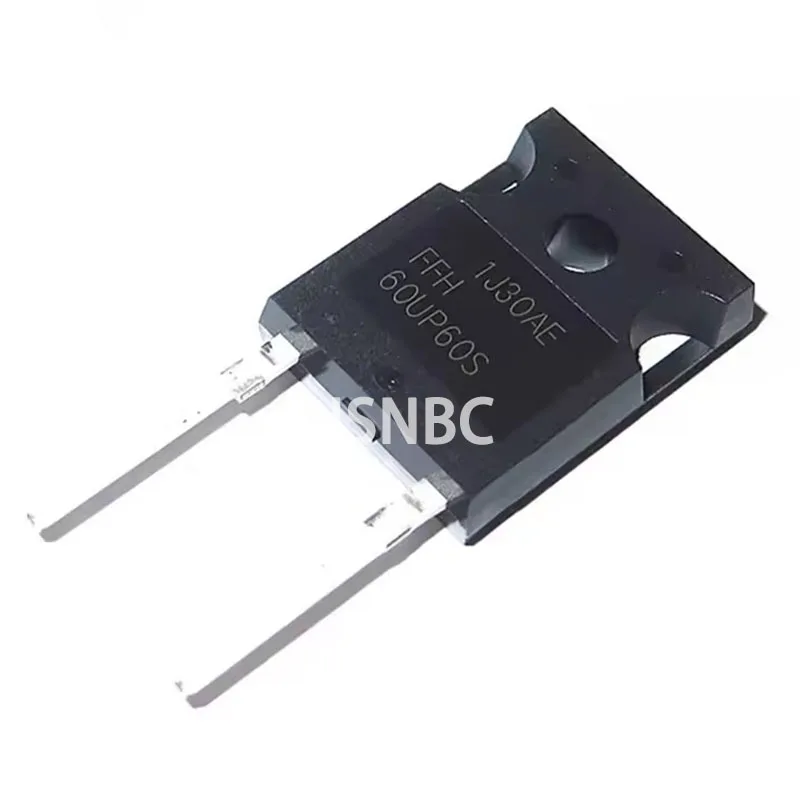 

10Pcs/Lot FFH60UP60S 60UP60S OR FFH60UP60S3 60UP60S3 TO-247-2 600V 60A Fast Recovery Diode 100% New Original