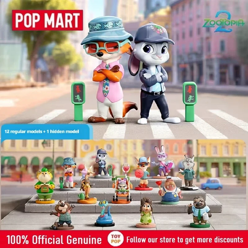New POP MART DISNEY ZOOTOPIA NEXT ADVENTURE Series Blind Box Toys
