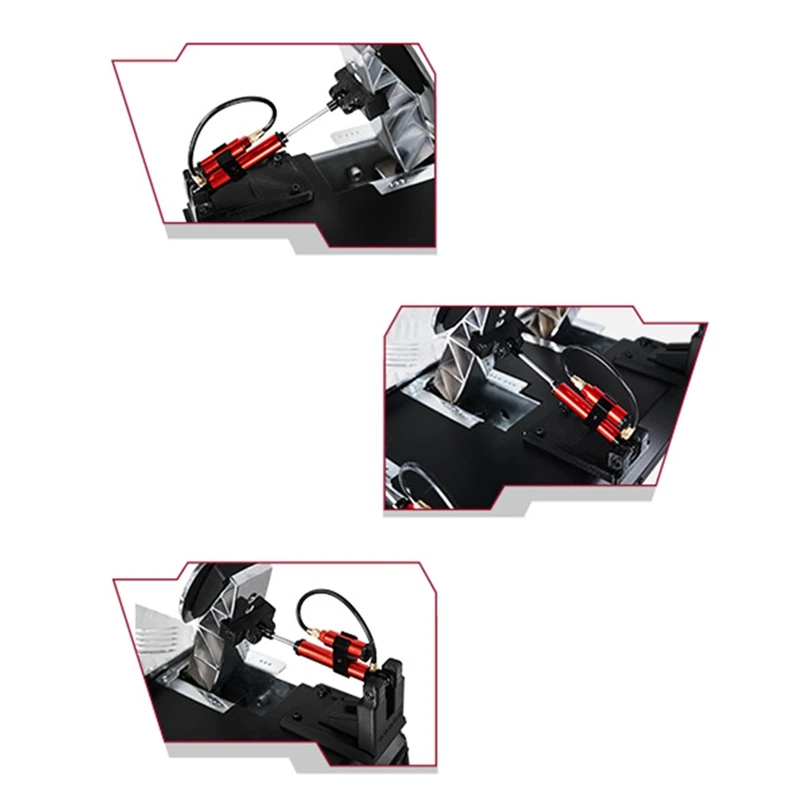 Pedal Part Adjustable Hydraulic Damper Kit Pedal Modification Kit for T3PA Pro 1xBrake Damping-A23U