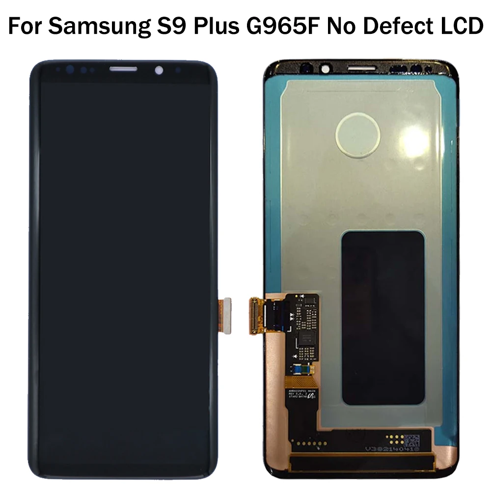 Super AMOLED LCD Replacement For SAMSUNG S9 G960 G960F Display Touch Screen For S9 Plus G965 G965F Display With Back Glass