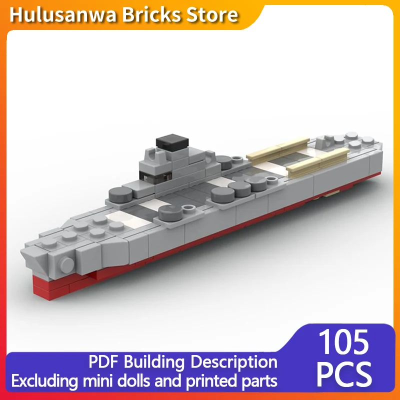 

Модель авианосителя IJN Taiho MOC, строительные кирпичи, военное оборудование, модульная технология, подарки, праздник, сборка, детские игрушки, костюм