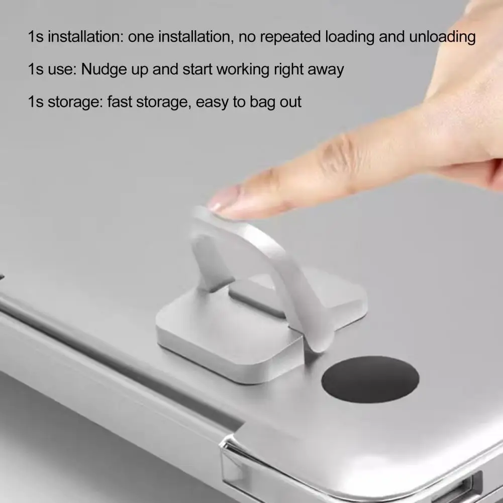 Laptop Bracket Foldable Laptop Stand Portable Notebook Holder Adjustable Mini Size Riser Easy Installation Bracket for Laptops
