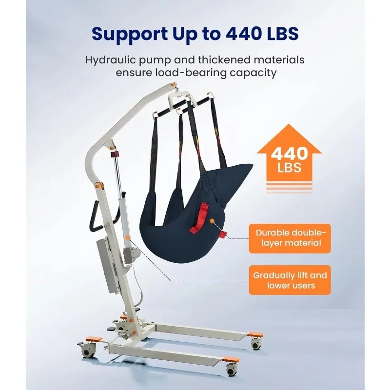 Mateside Stand Assist Patient Lift Electric Patient Lift Transfer Chair Electric Patient Hoist Lift