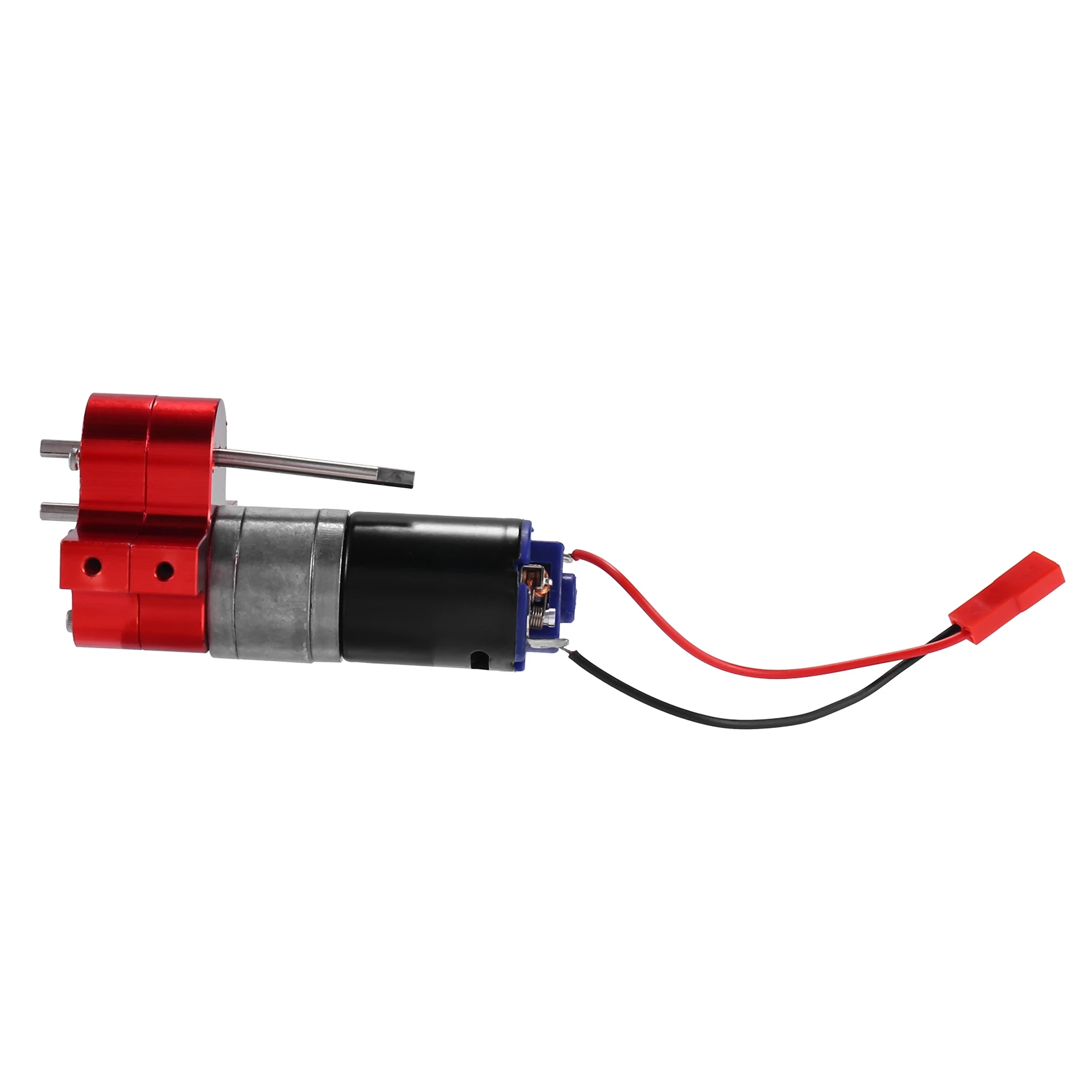 Metal 370 Motor Gearbox Gear Box for WPL C14 C24 B24 B36 MN D90 D99 MN99S RC Car Upgrade Parts,Red