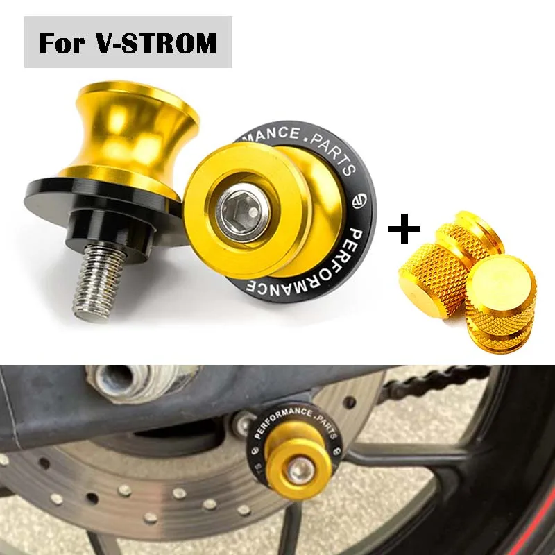 

For SUZUKI V-strom 650 800DE 1000 1050 XT Vstrom650 Vstrom DL 650 250 DL1000 Motorcycle 8mm Swingarm Spools Sliders Stand Screws