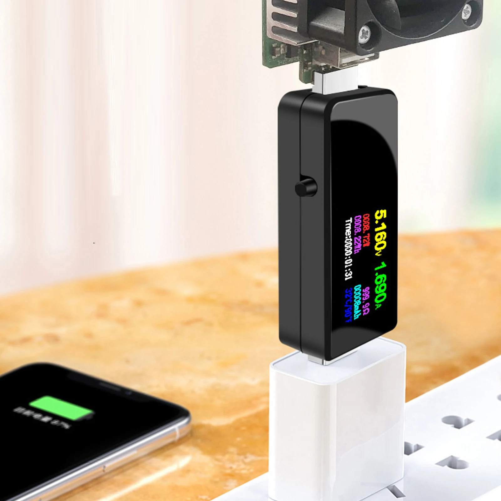 

USB Tester Power Meter Digital Usb Tester Type A Voltage Current Meter USB A Power Energy Tool Multimeter