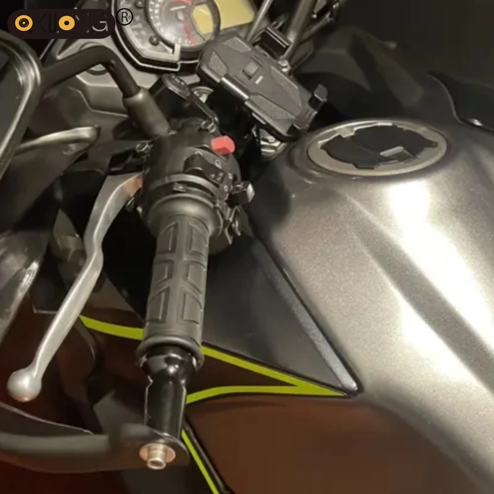 

For VOGE DS525X DS625X DS-525X DS-625X 525DSX 625DSX Motorcycle Accessories 12V 7/8" 22mm Motocross Hot Hand Grips Heated Grip