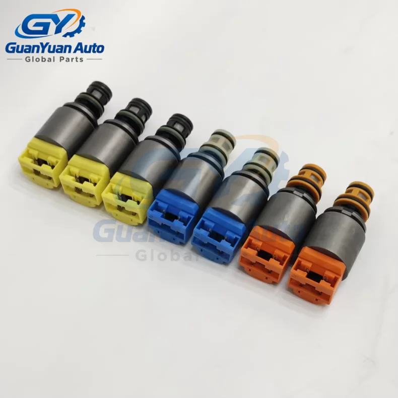 6HP21 6HP26 6HP28 Automatic Transmission Solenoid Valve Kit (7-Piece Set) 1068298044 Suitable for Audi, Land Rover, Jaguar