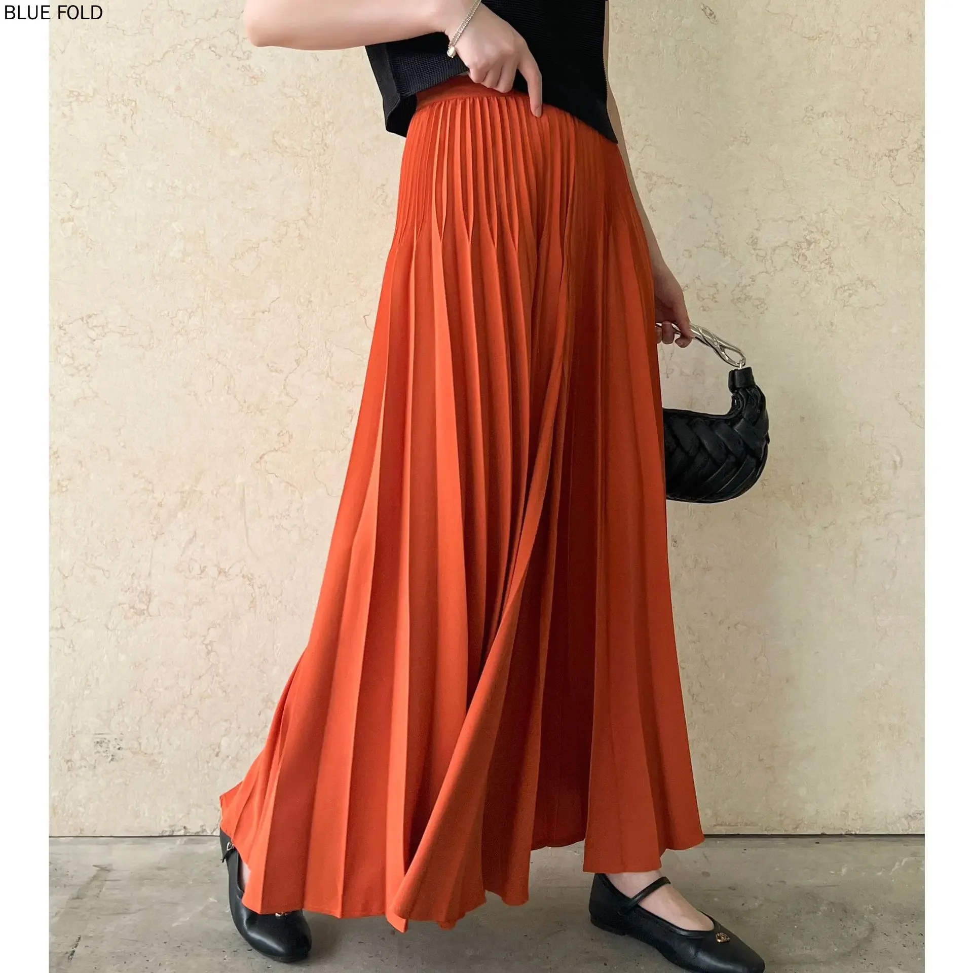 

2025 Miyake High-end Pleated Autumn Spring and Summer Three Seasons Versatile Casual High-drape Pleated Pants Skirt