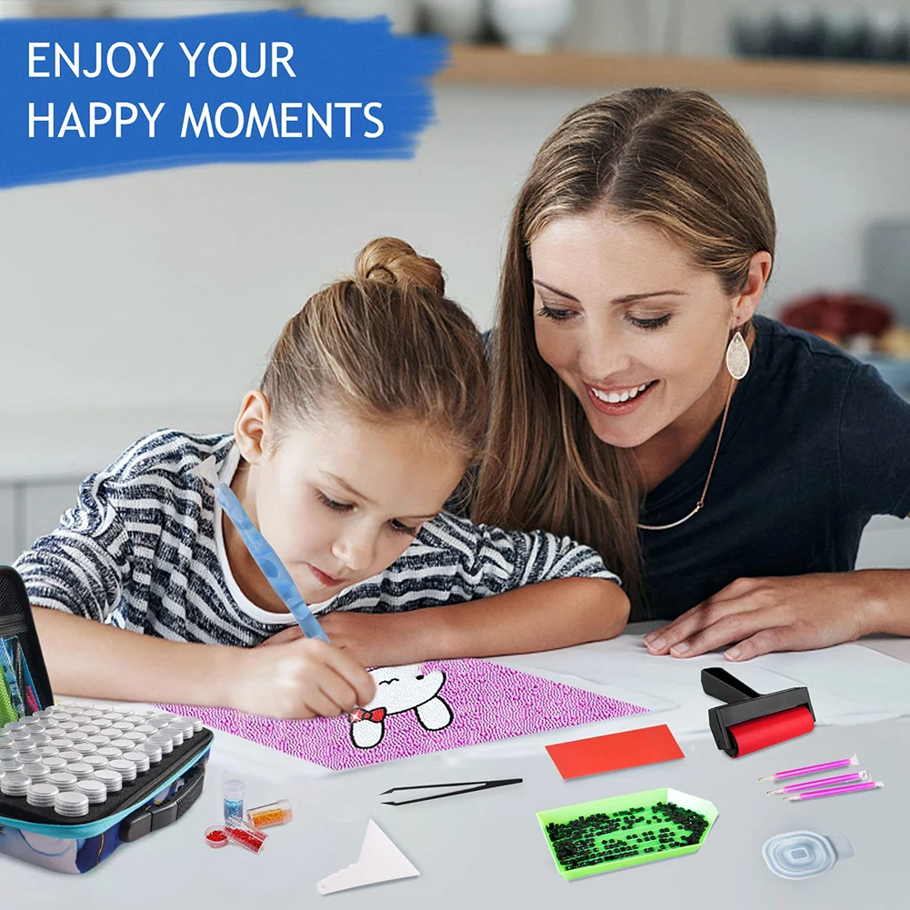 

22 Pcs Crystal Pick Up Tools with Tweezers Sharpeners and Triangular Plates Nail Art Gem Jewel Picker Tool for Diamond Painting