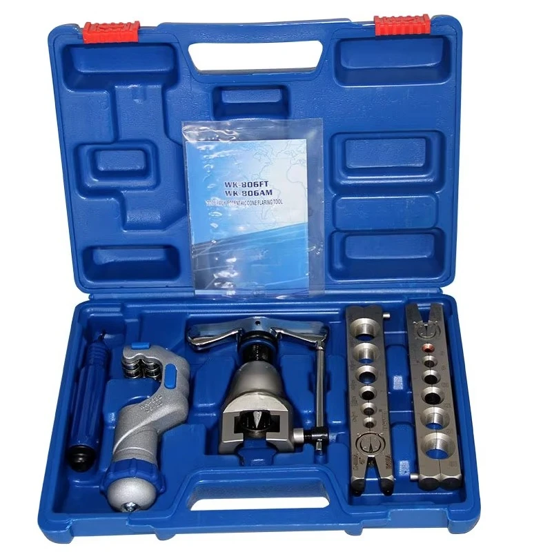 Ratchet Eccentric Cone Type Flaring  HVAC Kit CT-806(456)AM-L Assembly Hand Tube Cutter Box Packing Product Assembly Tools
