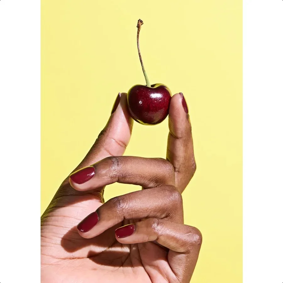 Paski do paznokci semi-cured gel Ohora N Classic Bury Red, kompatybilne z każdą lampą UV LED, jakość salonowa, długotrwałe, łatwe w aplikacji.