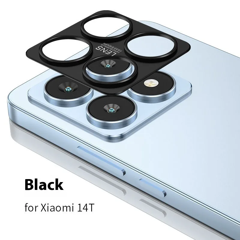 Aluminum Metal Rear Camera Lens Protector for Xiaomi 14T Pro Lens Cover Screen Protector Lens Ring Film for Xiaomi 14T Mi14TPro