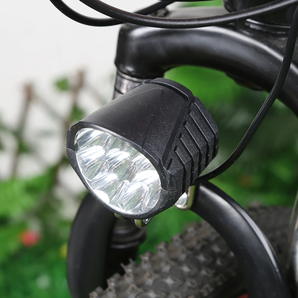 電動自転車ホーンと懐中電灯,防水ライトスイッチ,2 in 1, 48V, 4, 9LED, 12W