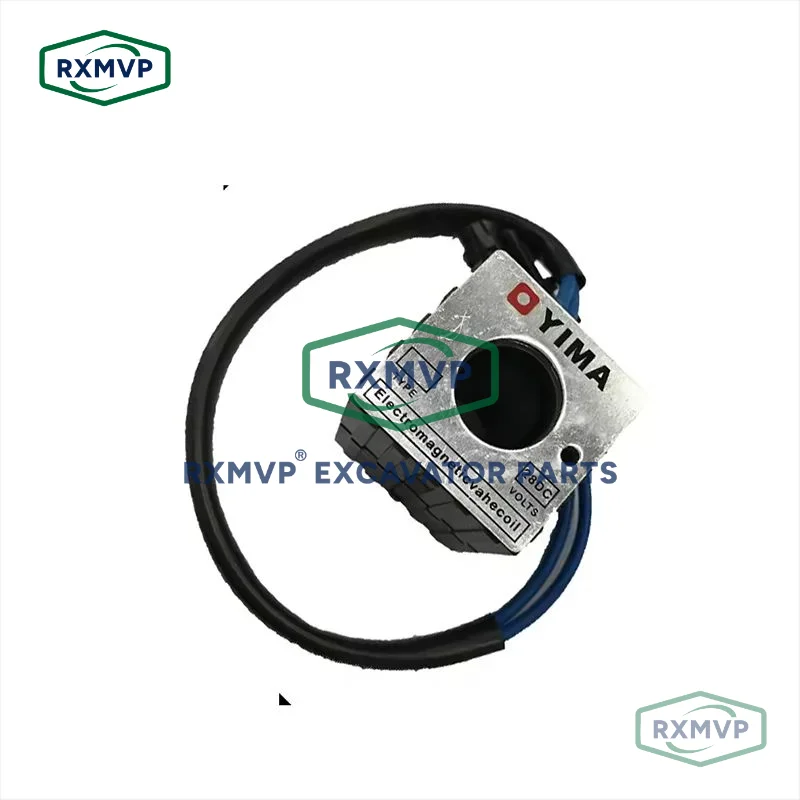 Hot selling Engine Stop solenoid coil for Excavator Motor Parts SE210 24V