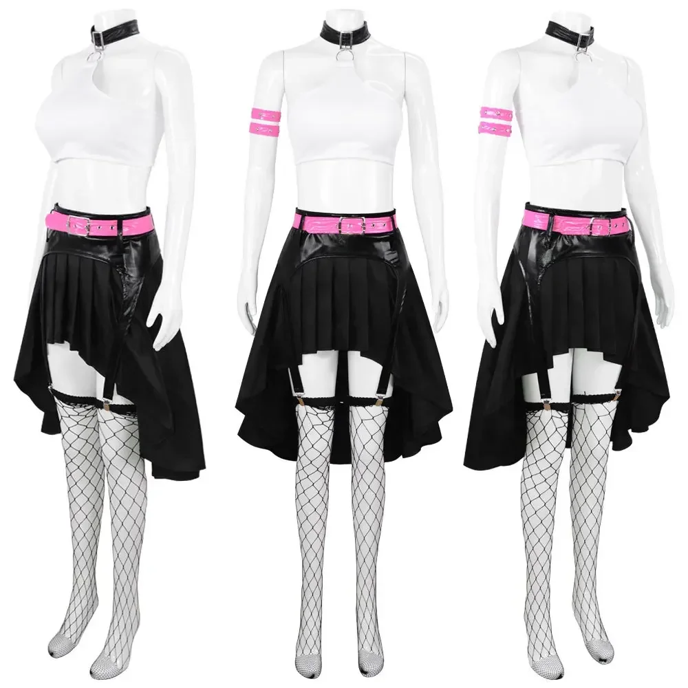 Anime Film Film Rouge One Piece Nami Disfraces de cosplay, Haut, Jupe, Ceinture Trempé, Femme, Uniforme sexy Trempé, ixd'Halloween