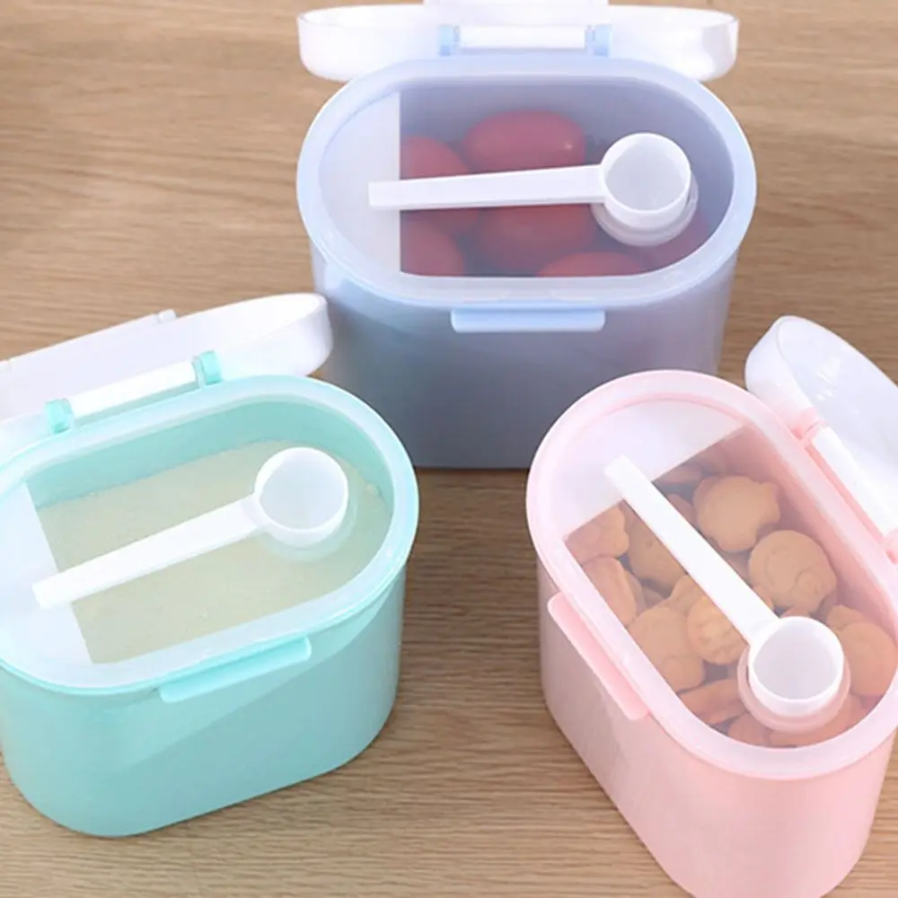 

Portable Infant Milk Powder Box Large-Capacity BPA Free Baby Milk Powder Dispenser double layer sealed moisture-proof
