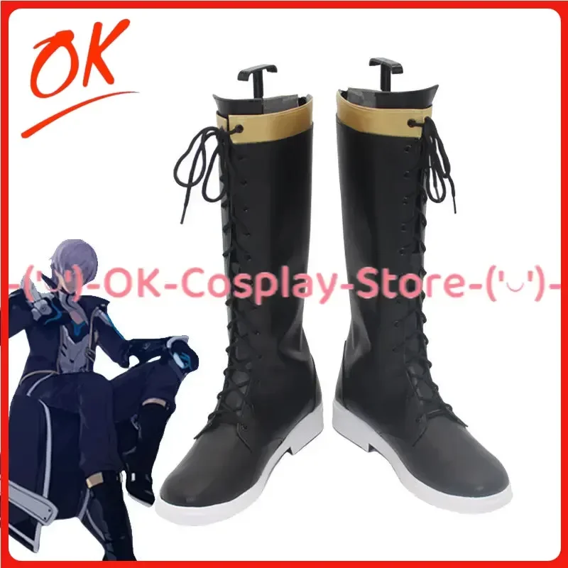 

[На заказ] Honkai Impact 3 Каслана Кевин, обувь для косплея, костюм для ролевых игр, реквизит, ботинки из искусственной кожи на Хэллоуин, карнавал и вечеринку