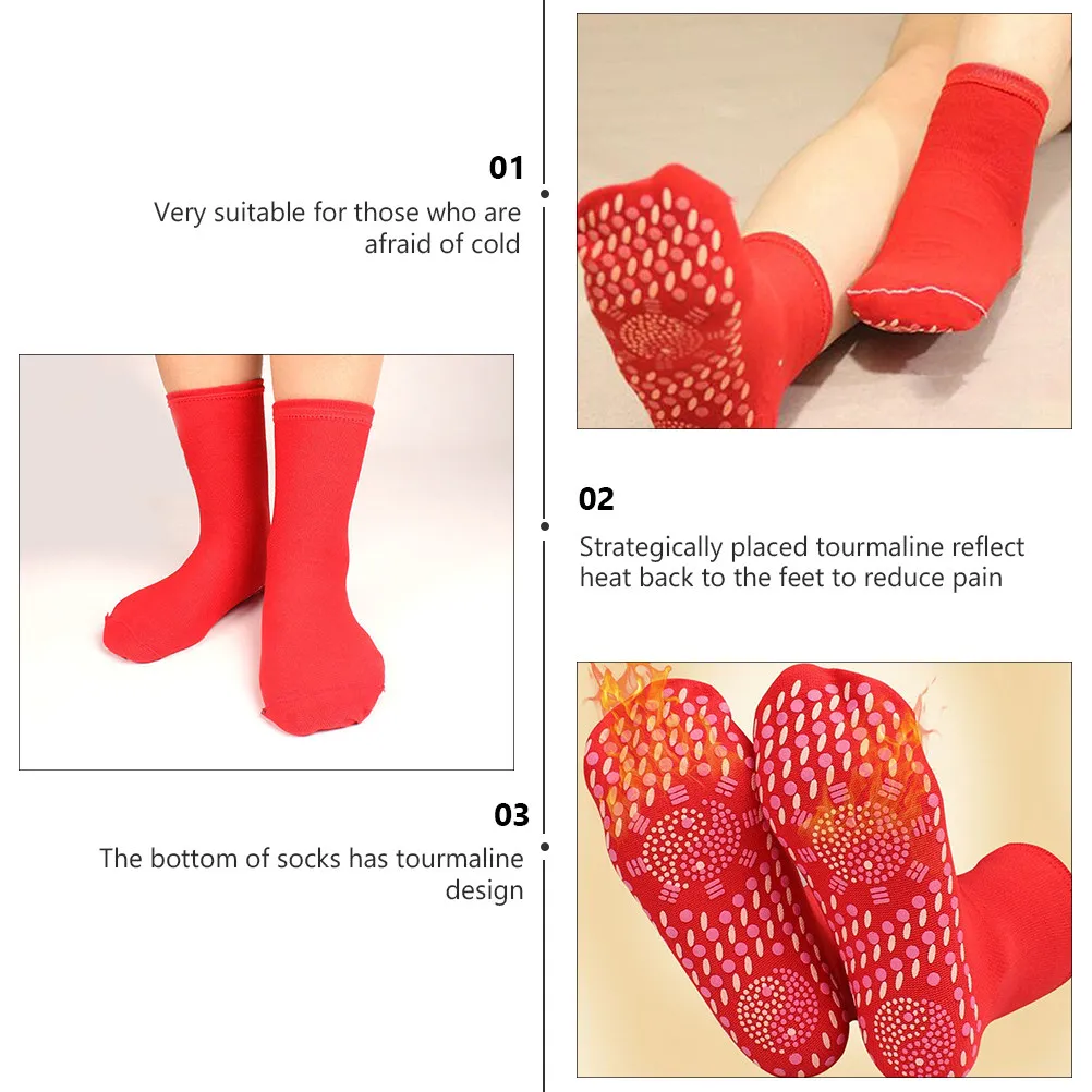 

Самонагревающиеся носки, 3 пары, зимние, теплые, дышащие, защита от обморожения, для мужчин, для активного отдыха, кемпинга, походов, снятия боли в ногах и усталости