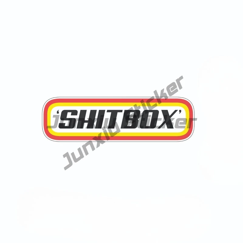 

Shitbox Sticker Matchbox Meme Window Bumper Funny Car Decal