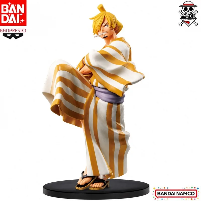 

In Stock Bandai Original Ichiban Kuji One Piece Sanji Action Figure Model Doll Brand New Boxed Anime Characters Toys Model