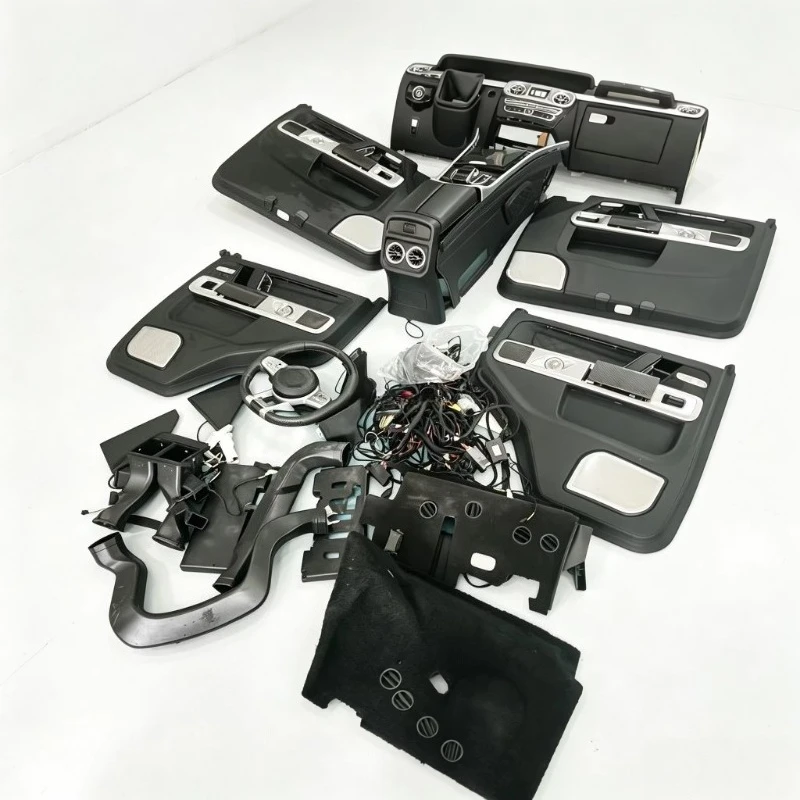 G Class W463 to W464 Interior Conversion Kit with Dual Screen Electronic Parking Brake and Column Shifter