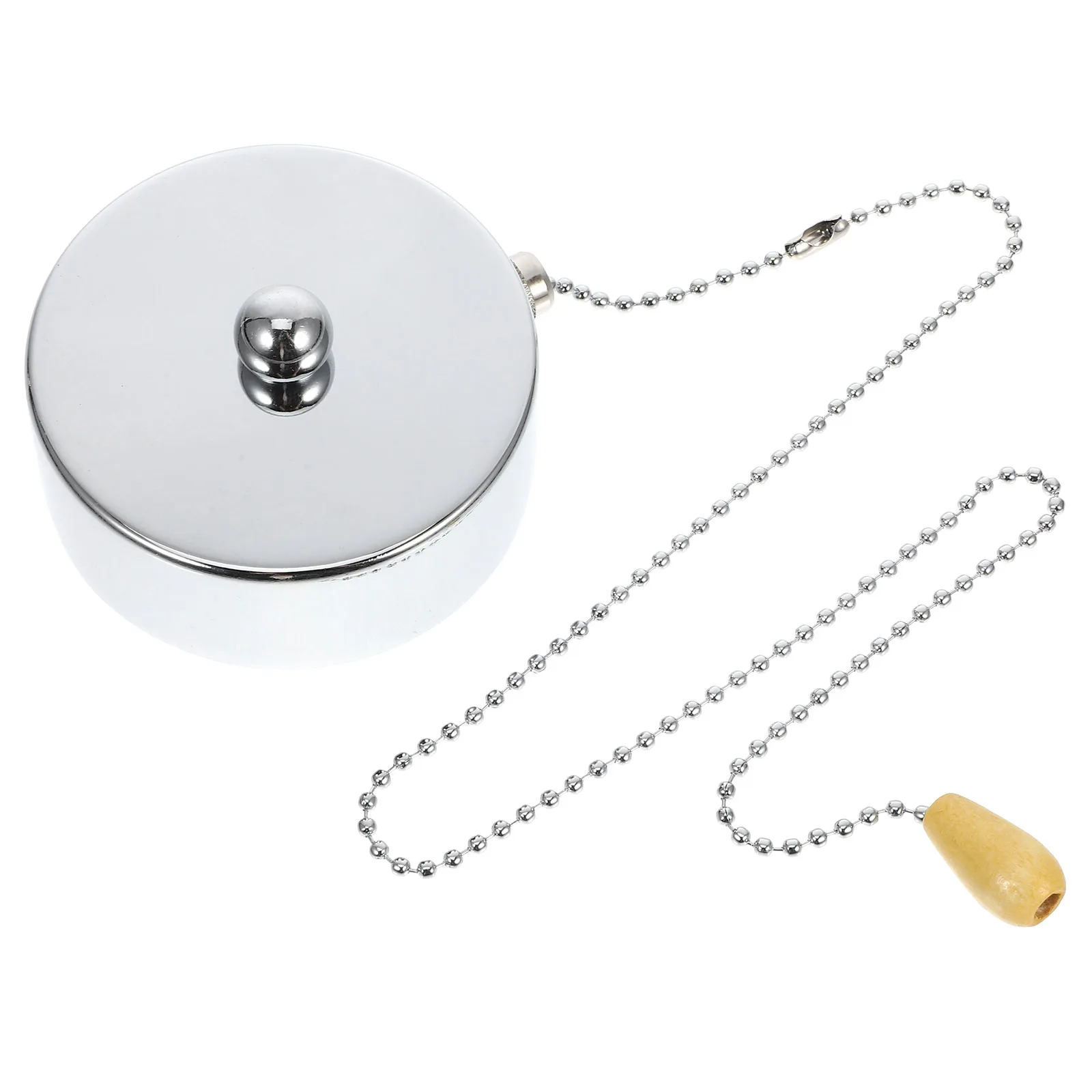 

Wall Switch Pull Chain for Ceiling Fans Lights Silver Replacement Minimalist Safe Reliable Multifunctional Bedside Control