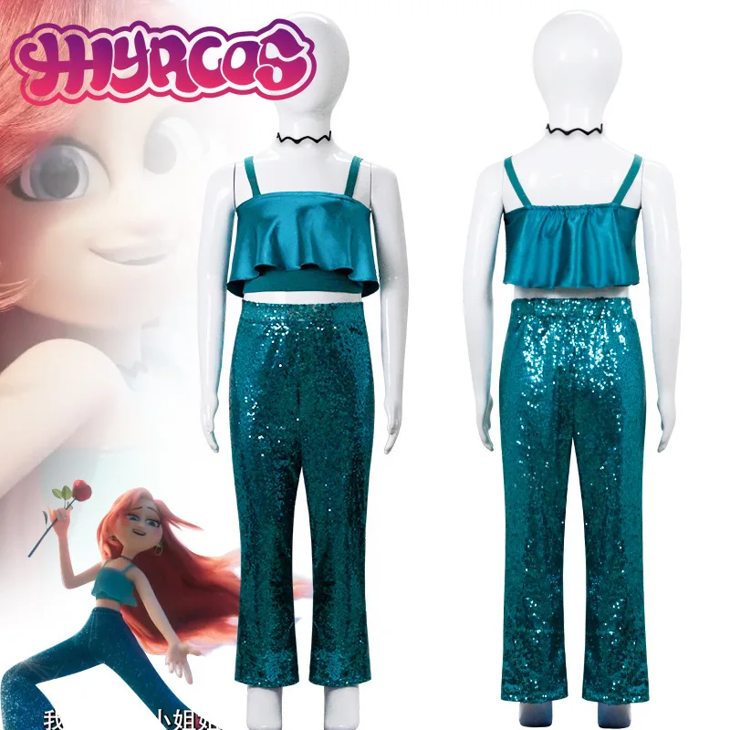 

Костюм для косплея «Челси» из фильма Руби Гиллман, фантастическая одежда для подростков, Кракен для женщин и девочек, Хэллоуин, карнавал, вечерние маскировка, ролевая игра