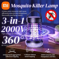 Xiaomi 3-in-1 Mosquito Killer Camping Lamp Portable Bug Zapper USB Charging for Indoor Outdoor Home Patio Garden Yard Waterproof