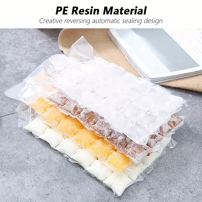 30pcs Disposable Ice Packs, Creative Self-styled Plastic Ice Storage Bags, Summer Ice Packs