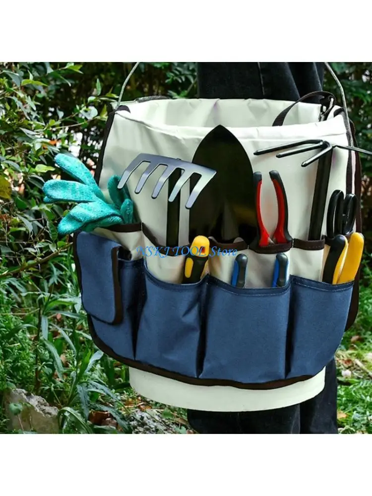 L8RC Waterproof Fabric Tool for Small Items Efficient Organization Bucket