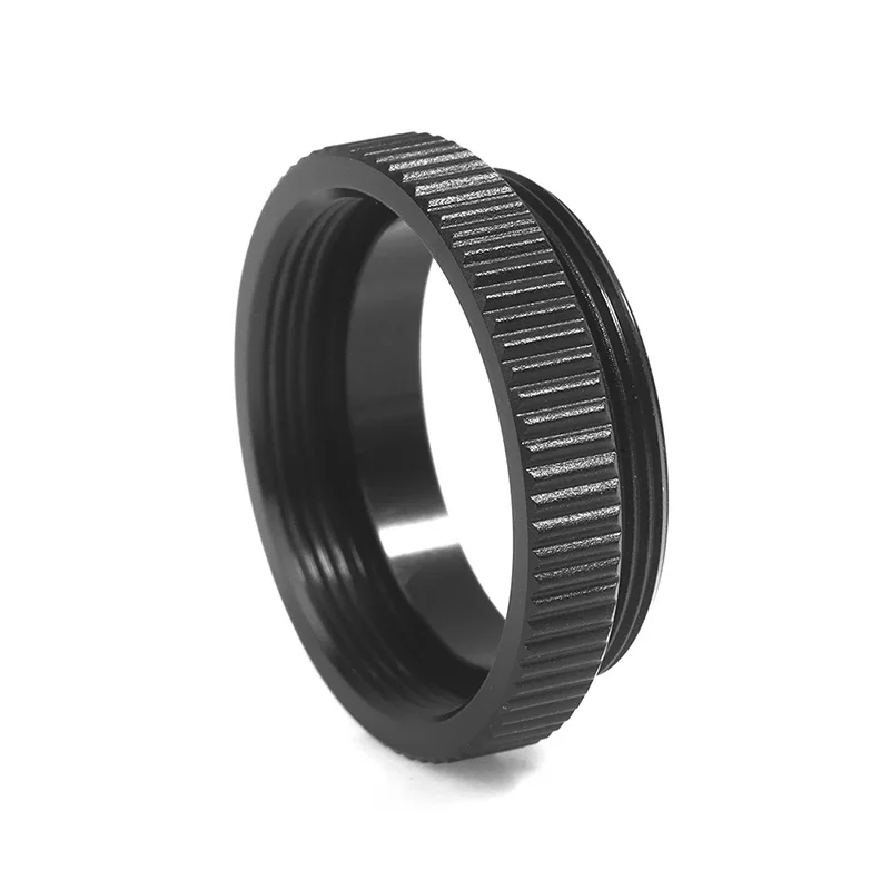 C-MOUNT 5mm Extension Tube Adapter C-CS Mount Adaptor Spacer Ring For CCTV Lens Metal Black