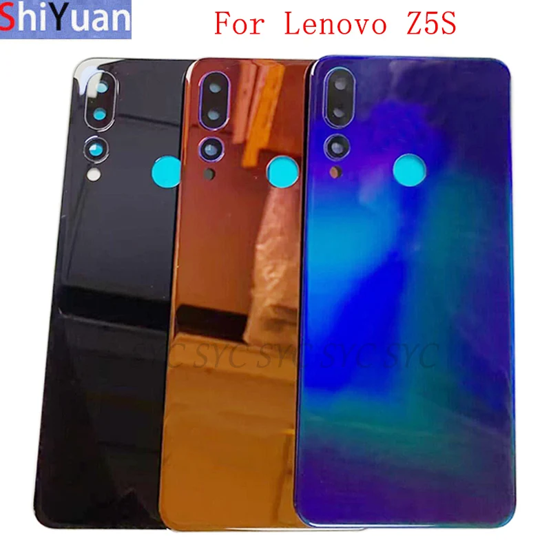 Coperchio della batteria custodia per porta posteriore per Cover posteriore Lenovo Z5S con parti di riparazione di ricambio per Logo