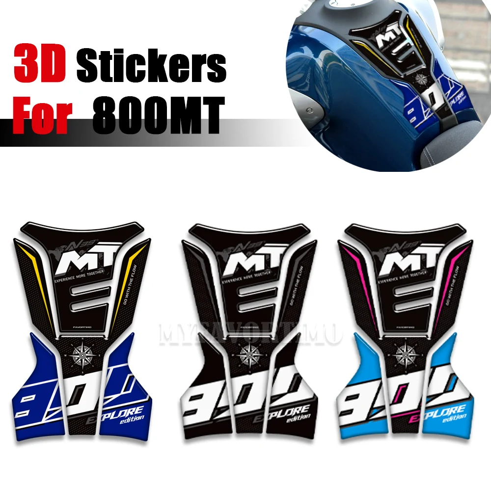 

Motorcycle Tank Pad Grips Kit Knee Fairing Fender Stickers For CFMOTO 800MT 800 MT Sport Explore Touring Adventure Protector