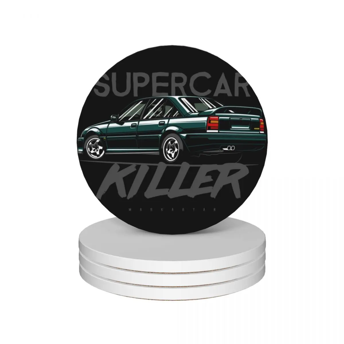 Copy of Supercar killer - Omega Ceramic Coasters (Set of 4) Cup mat Cup for tea set for drinks Coasters