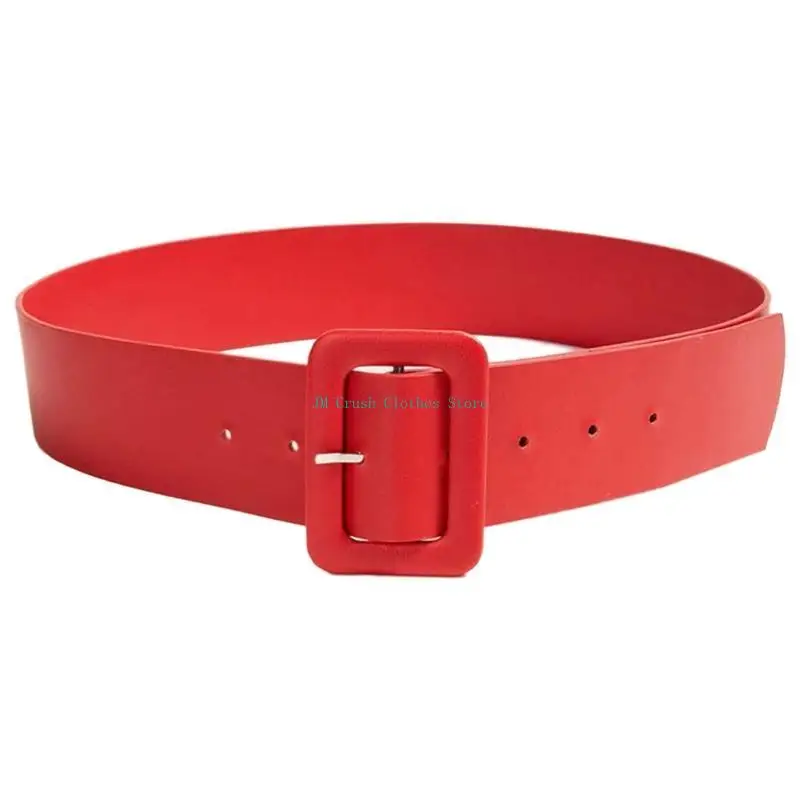 

K1ME Waist Strap for Women Pu Leather Adjustable Bucke Waist Straps Hip Hop Jean Chain Women Summer Skirt Dress Decors