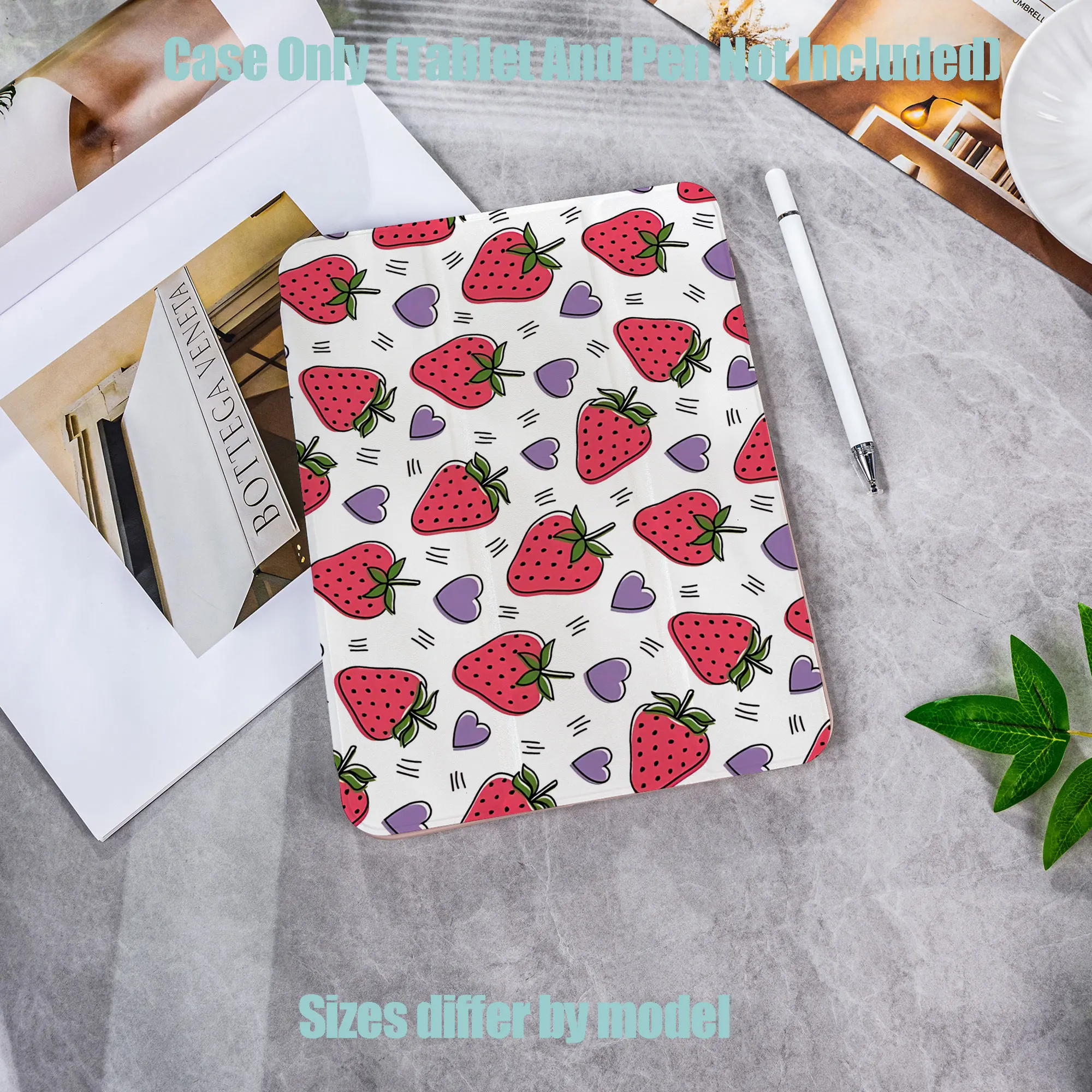 Shockproof TPU Tablet Protective Case with Pencil Holder Auto Sleep Wake for Apple /Samsung/Xiaomi/Redmi/Huawei/Honor