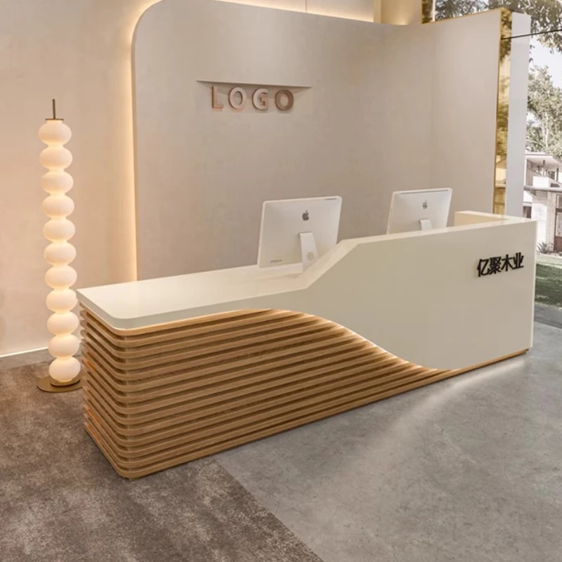 Elegant Business แผนกต้อนรับ Salon อุตสาหกรรมยินดีต้อนรับหรูหรายืนผู้ใหญ่โต๊ะยืนคุณภาพสูง Escrivaninha เฟอร์นิเจอร์