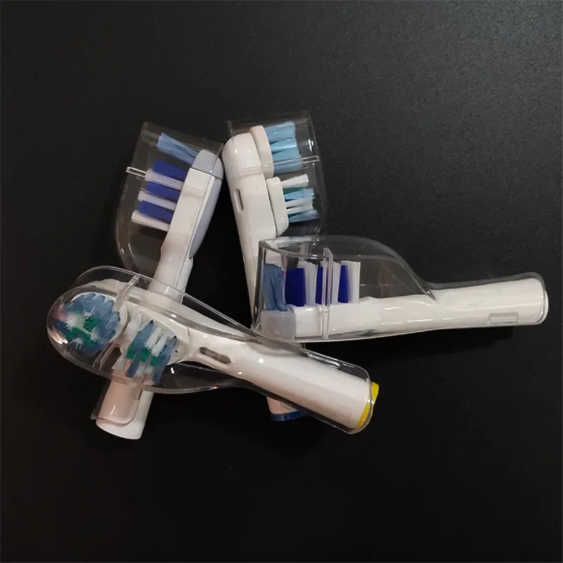 4Pcs Reizen Elektrische Tandenborstel Lange Heads Cover Voor Orale B Tandenborstel Beschermende Covers Hygiëne Plastic Beschermende Cap Case